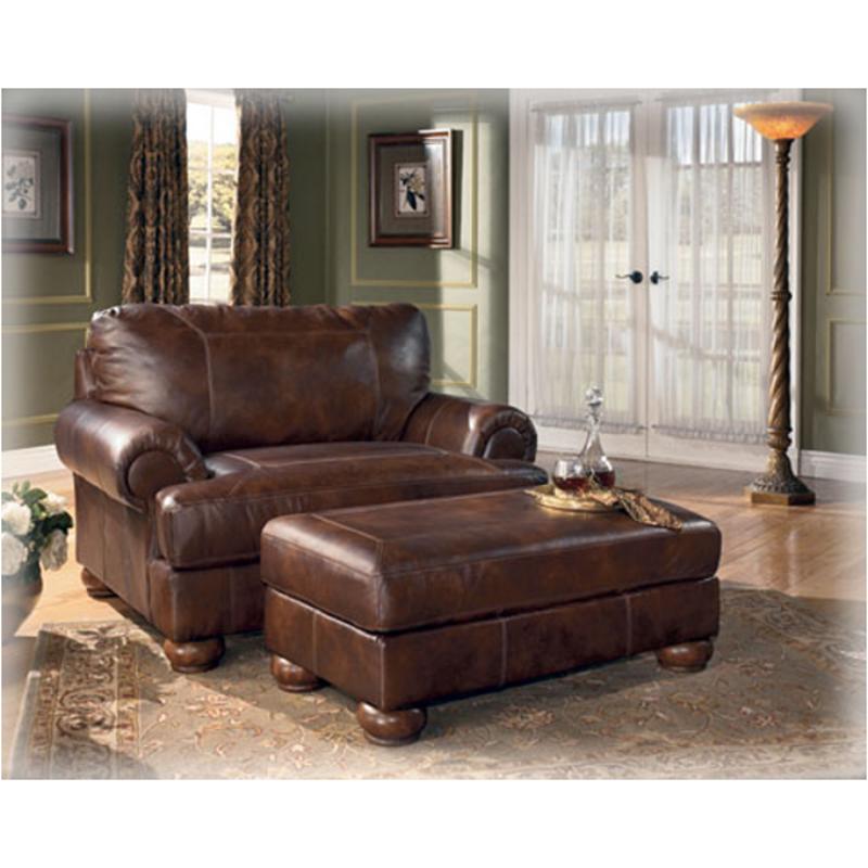 2660314 Ashley Furniture Rutherford - Brindle Living Room Furniture Ottoman