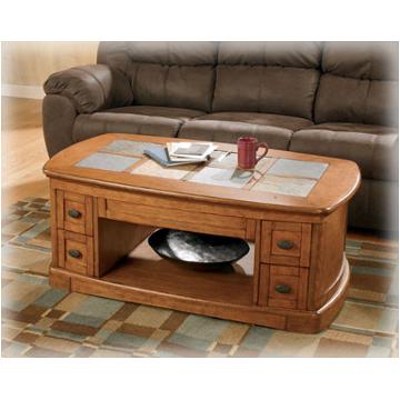 T463-9 Ashley Furniture Plank Park Living Room Furniture Cocktail Table
