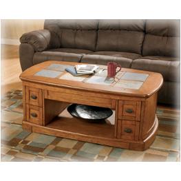 T463-9 Ashley Furniture Plank Park Living Room Furniture Cocktail Table