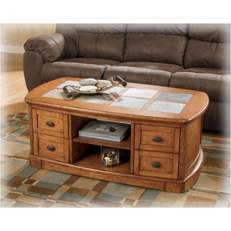 T463-0 Ashley Furniture Plank Park Living Room Furniture Cocktail Table