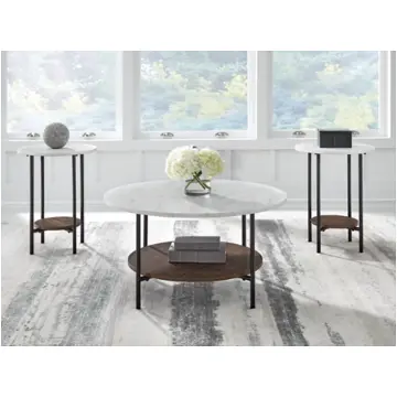 T167-13 Ashley Furniture Wrenwich Living Room Furniture Occasional Table Set