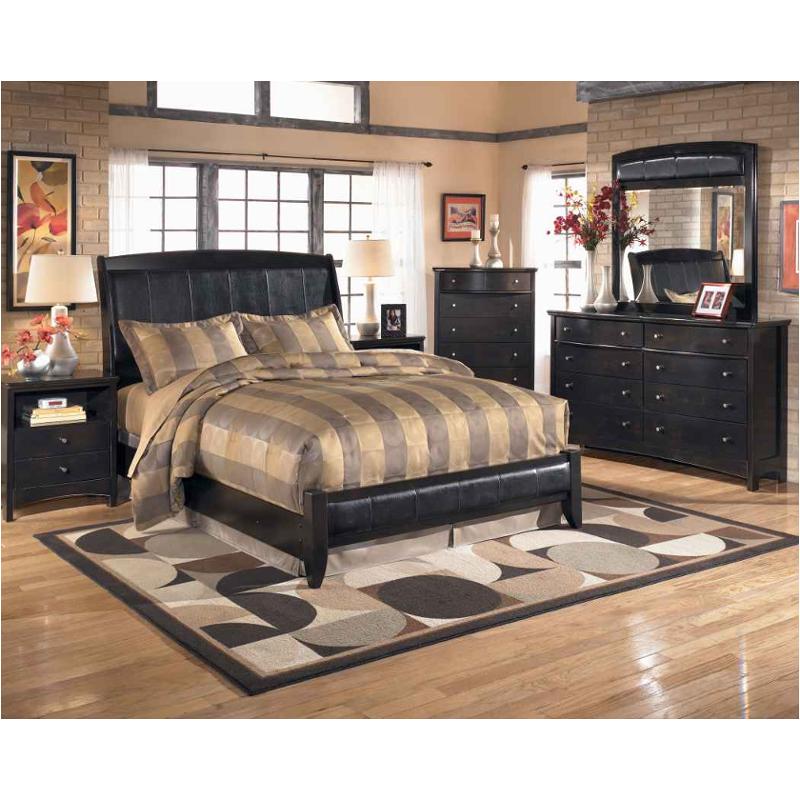 B208-77 Ashley Furniture Harmony - Dark Brown Bedroom Furniture Bed