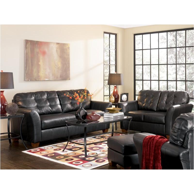 9120035 Ashley Furniture Carmichael - Black Living Room Furniture Loveseat
