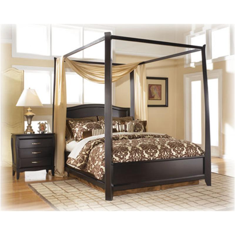 B496 98 Ashley Furniture Averille Queen, Queen Canopy Poster Bed