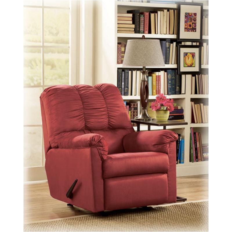 Ashley furniture store red recliner