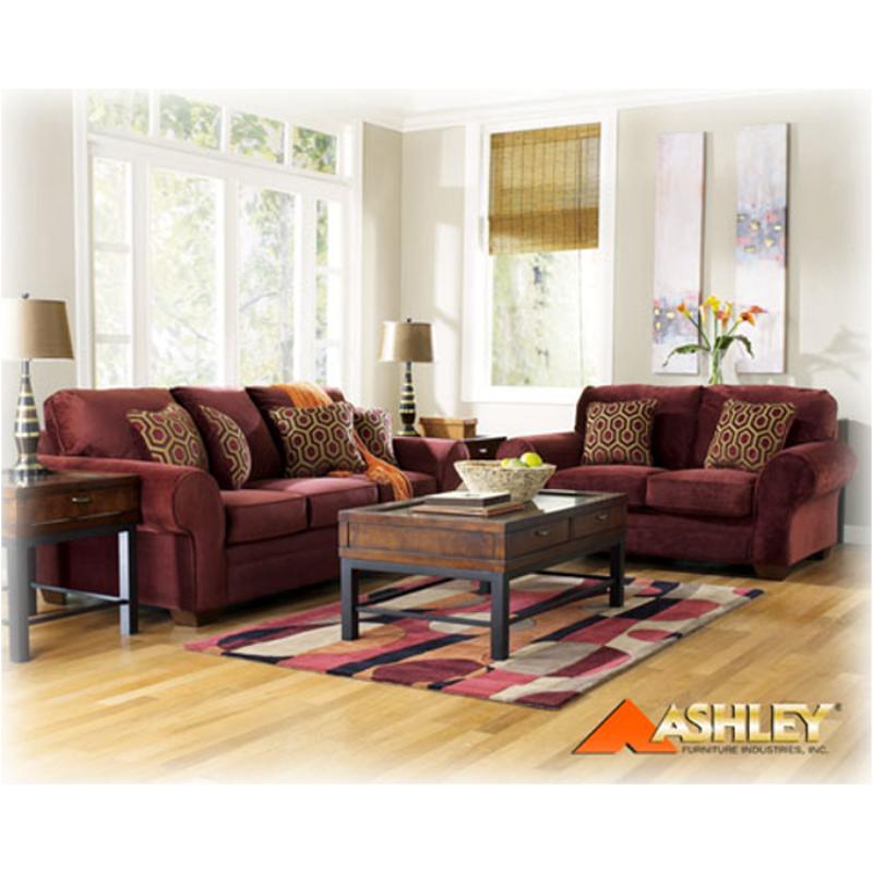 1670735 Ashley Furniture Peyton - Burgundy Living Room Furniture Loveseat