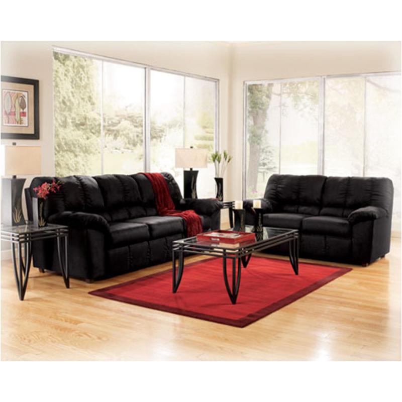 1850035 Ashley Furniture Sha-shou - Black Living Room Furniture Loveseat