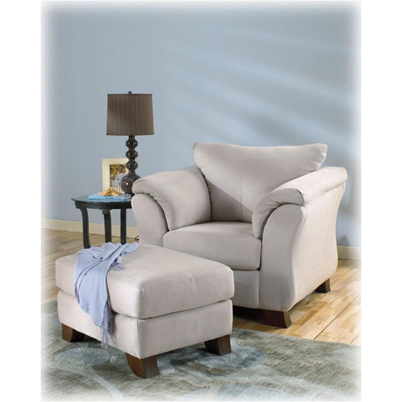 3030114 Ashley Furniture Duraplush - Stone Living Room Furniture Ottoman