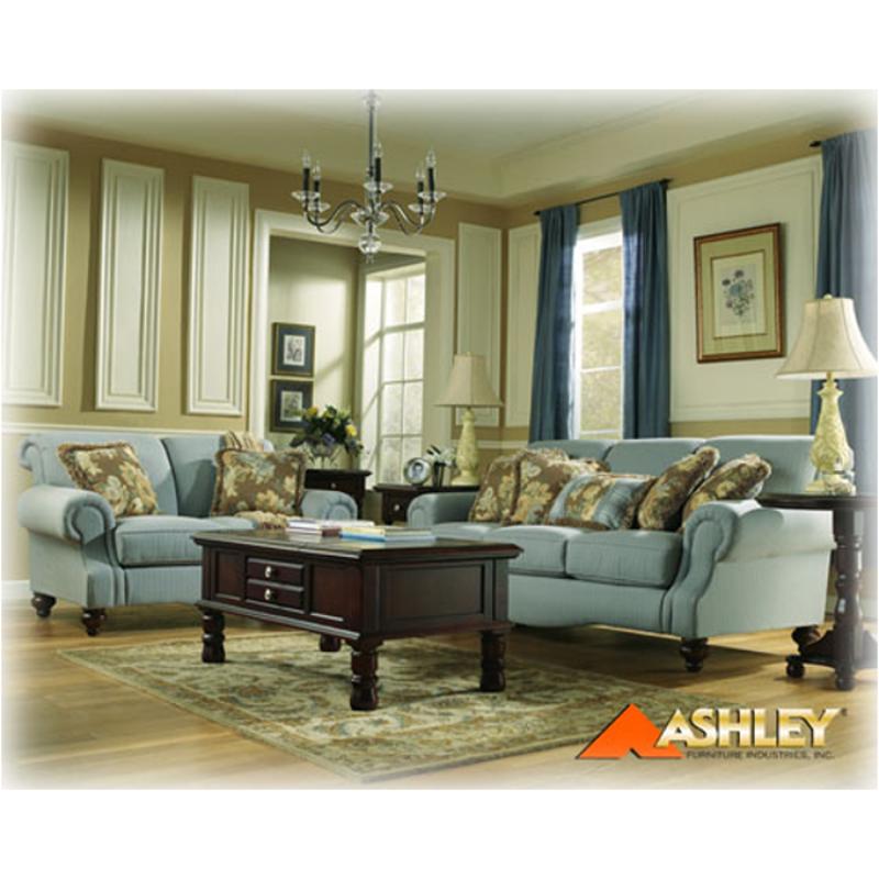 3080135 Ashley Furniture Audrey - Mist Living Room Furniture Loveseat