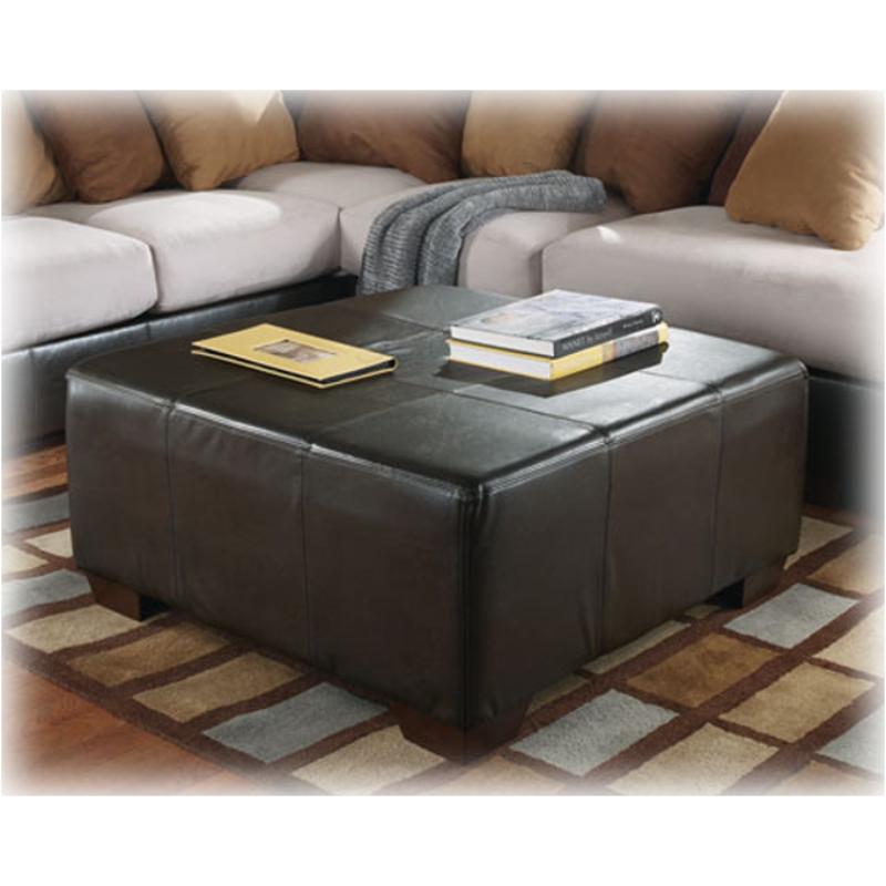 6110108 Ashley Furniture Delmonico - Gunsmoke Living Room Furniture Ottoman