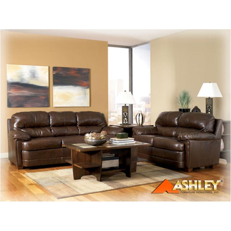 9180035 Ashley Furniture Oakley - Java Living Room Furniture Loveseat