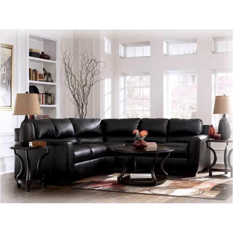 9420056 Ashley Furniture Durablend Onyx Raf Loveseat Sectional