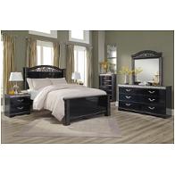 B104-67 Ashley Furniture Constellations - Black Bedroom Furniture Bed