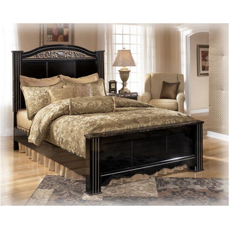 B104-98 Ashley Furniture Constellations - Black Bedroom Furniture Bed