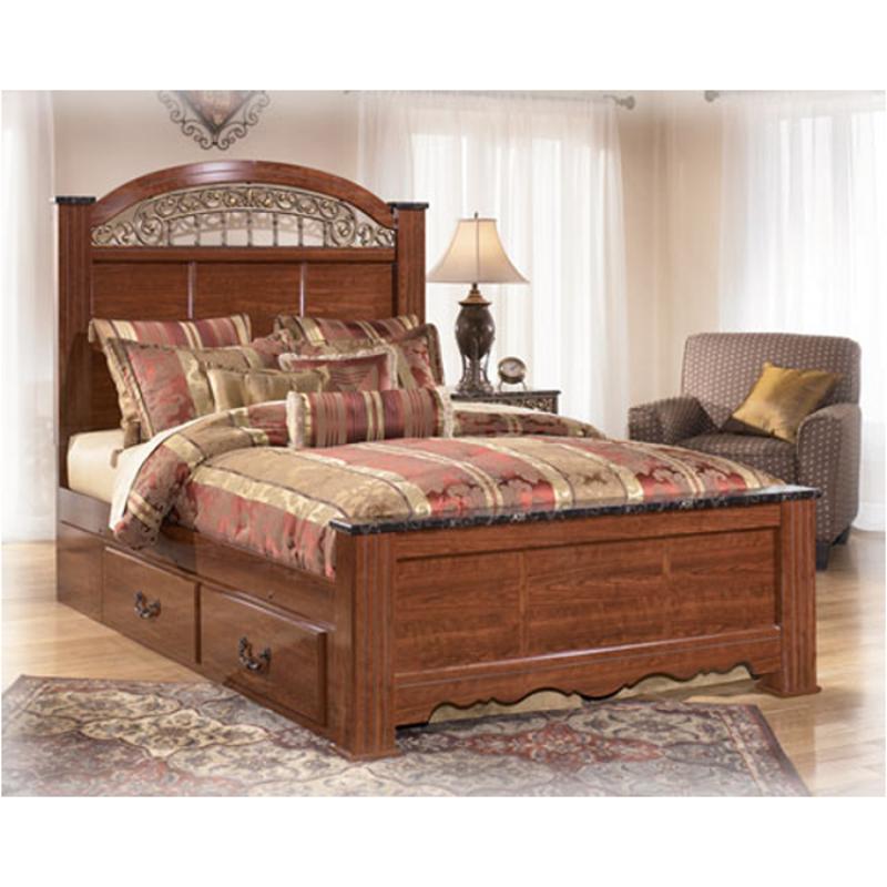 B105-60 Ashley Furniture Fairbrooks Estate - Reddish Brown Bedroom Furniture Bed