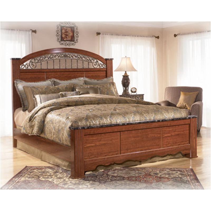 B105-66 Ashley Furniture Fairbrooks Estate - Reddish Brown Bedroom Furniture Bed