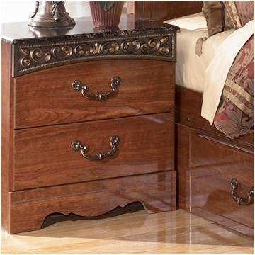B105-92 Ashley Furniture Fairbrooks Estate - Reddish Brown Bedroom Furniture Nightstand