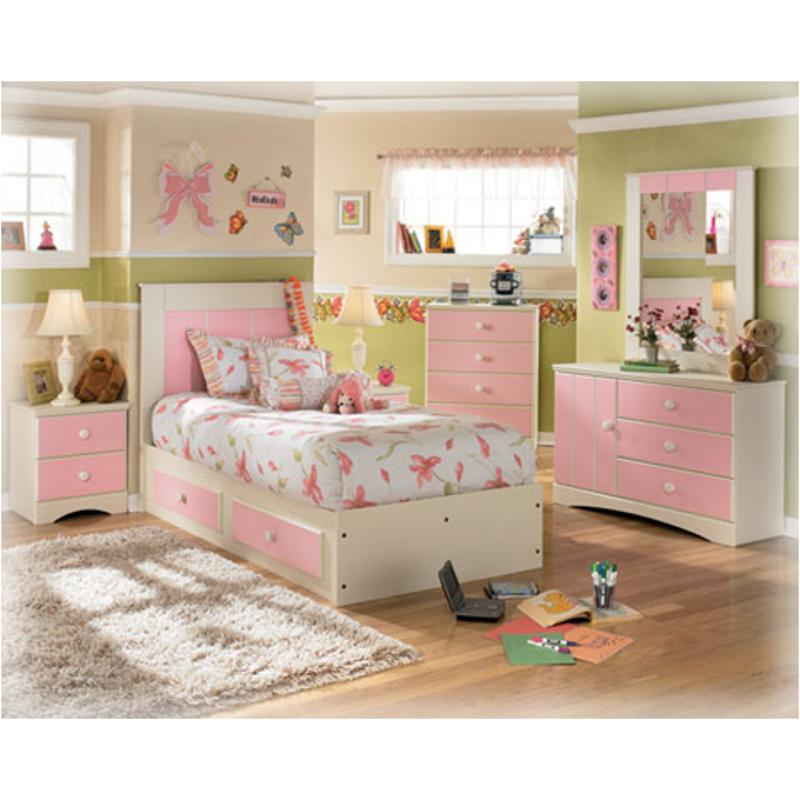 B122-21 Ashley Furniture Strawberry Ice Cream Bedroom Furniture Dresser