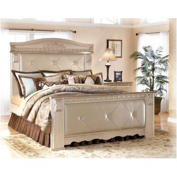 B174-57 Ashley Furniture Queen Upholstered Mansion Bed