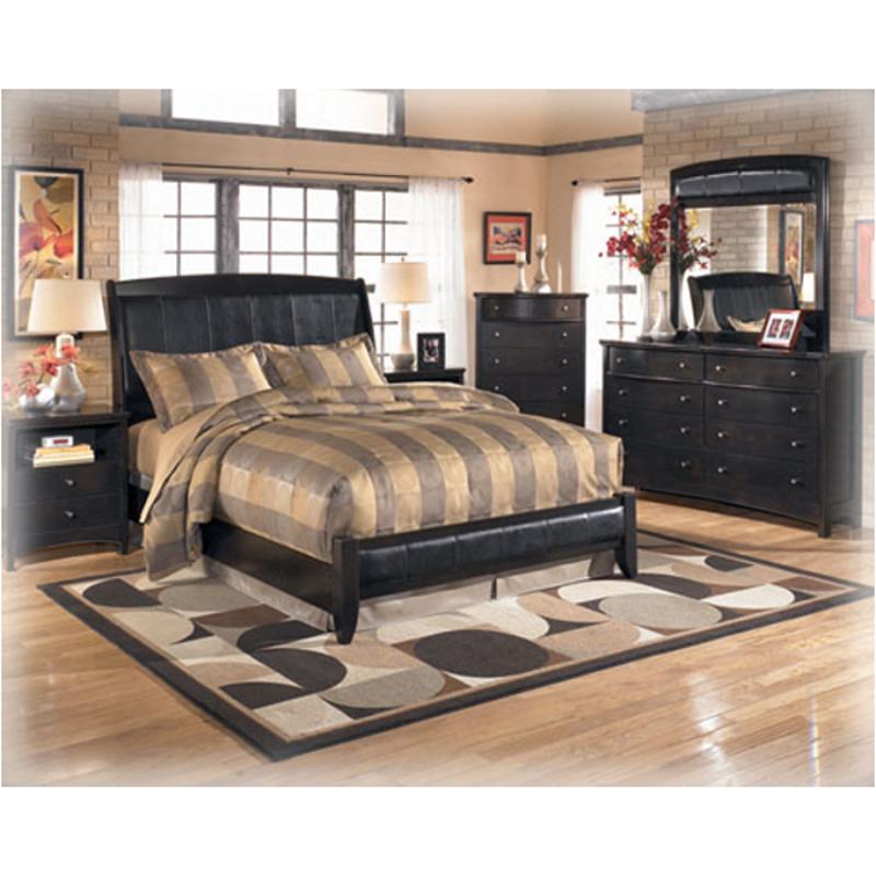 B208-92 Ashley Furniture Harmony - Dark Brown Bedroom Furniture Nightstand