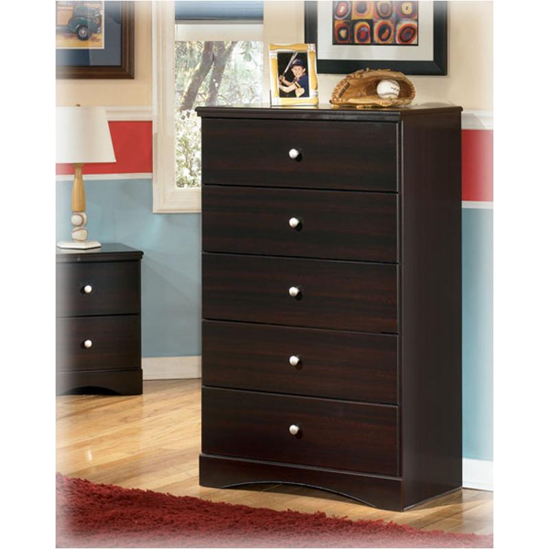 B239-46 Ashley Furniture Embrace - Merlot Bedroom Furniture Chest