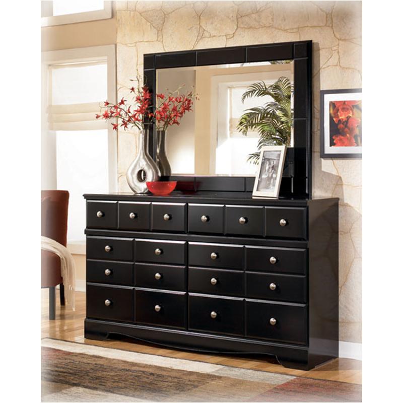 B271 36 Ashley Furniture Shay Almost, Black Mirror On Dresser