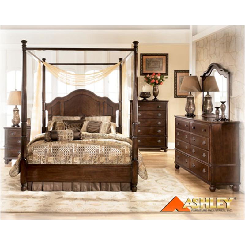 B36393 Ashley Furniture Sherol Nightstand Dark Chry Stain Finish