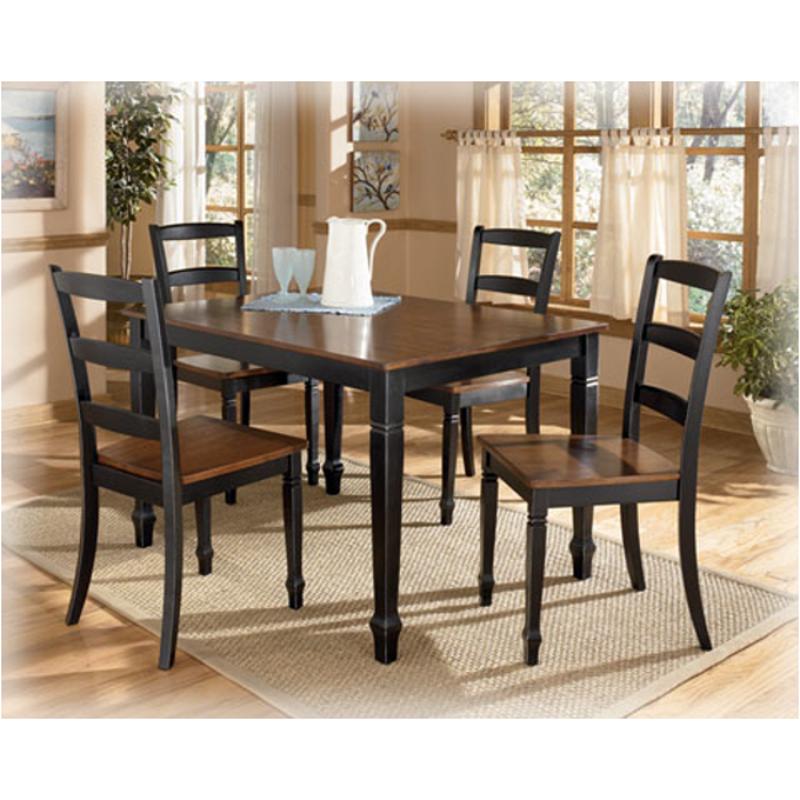 D212-225 Ashley Furniture Rectangular Table/(4) Chairs (rta)