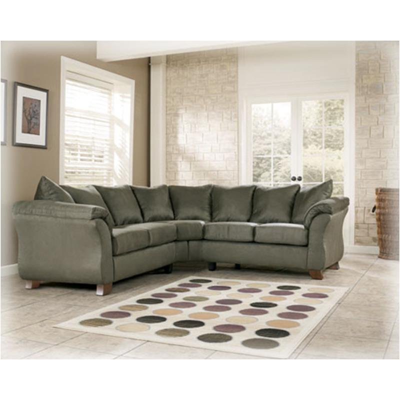 3610356 Ashley Furniture Durapella - Sage 2pc Sectional