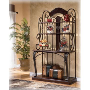 D345-76 Ashley Furniture Alyssa Dining Room Furniture Bakers Rack