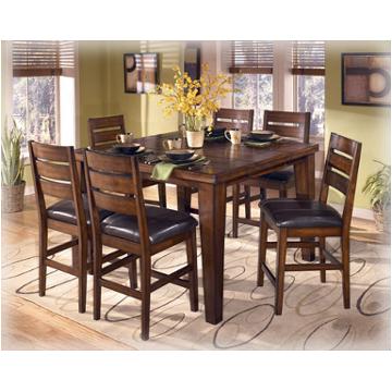 D442-124 Ashley Furniture Larchmont - Burnished Dark Brown Dining Room Furniture Stool
