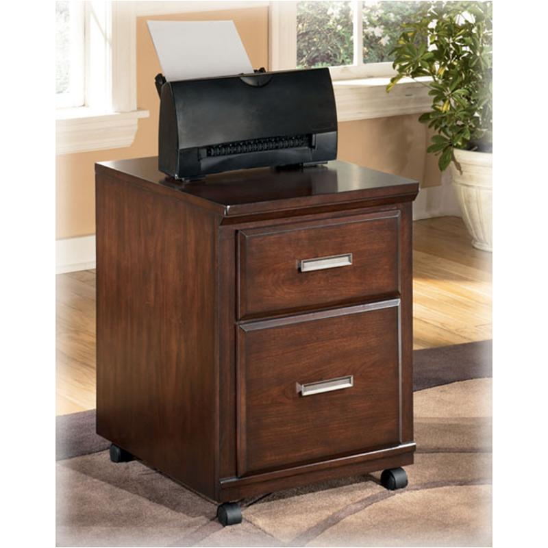 H434 12 Ashley Furniture Leeland Home Office File Cabinet