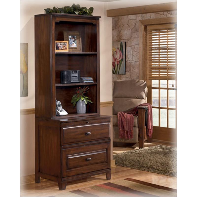 H44243t Ashley Furniture Desk Hutch Rta Dark Rustic Finish