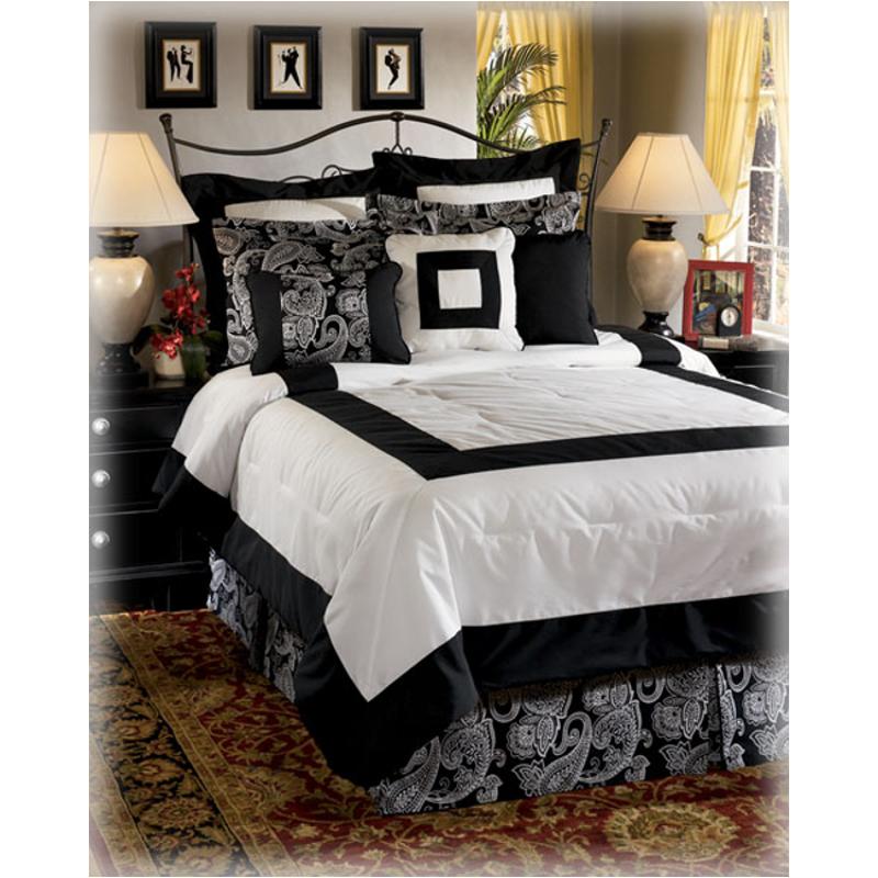 Q115007k Preston - Onyx Ashley Furniture Bedding Comforter