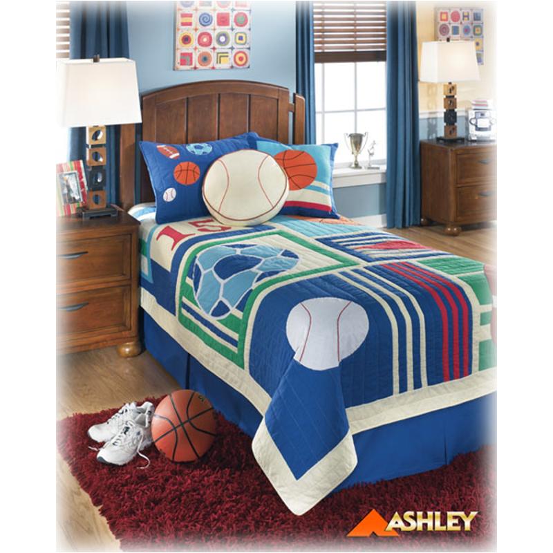 Q186001t Ashley Furniture Bedding Comforter Twin Allstar Blue