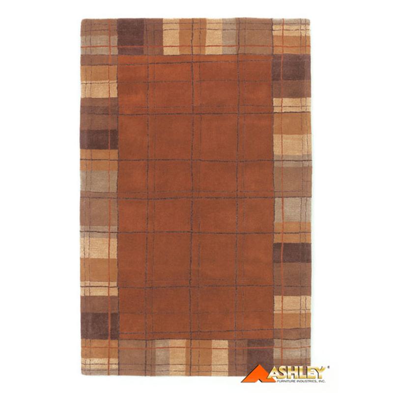 R036002 Farmframe - Rust Ashley Furniture Accent Furniture Area Rug