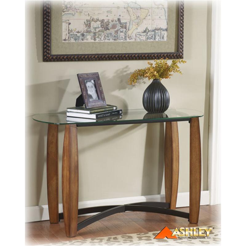 T1534 Ashley Furniture Urbandale Sofa Table 2tone Brn Fnsh