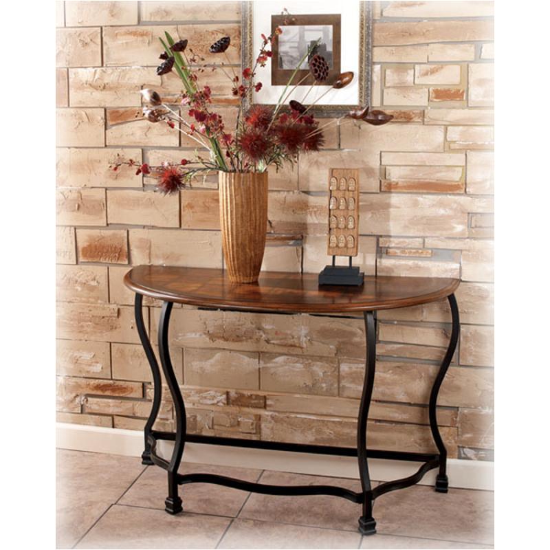 T256-4 Ashley Furniture Wycliffe Living Room Furniture Sofa Table