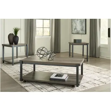 T393-13 Ashley Furniture Wilmaden Living Room Furniture Occasional Table Set