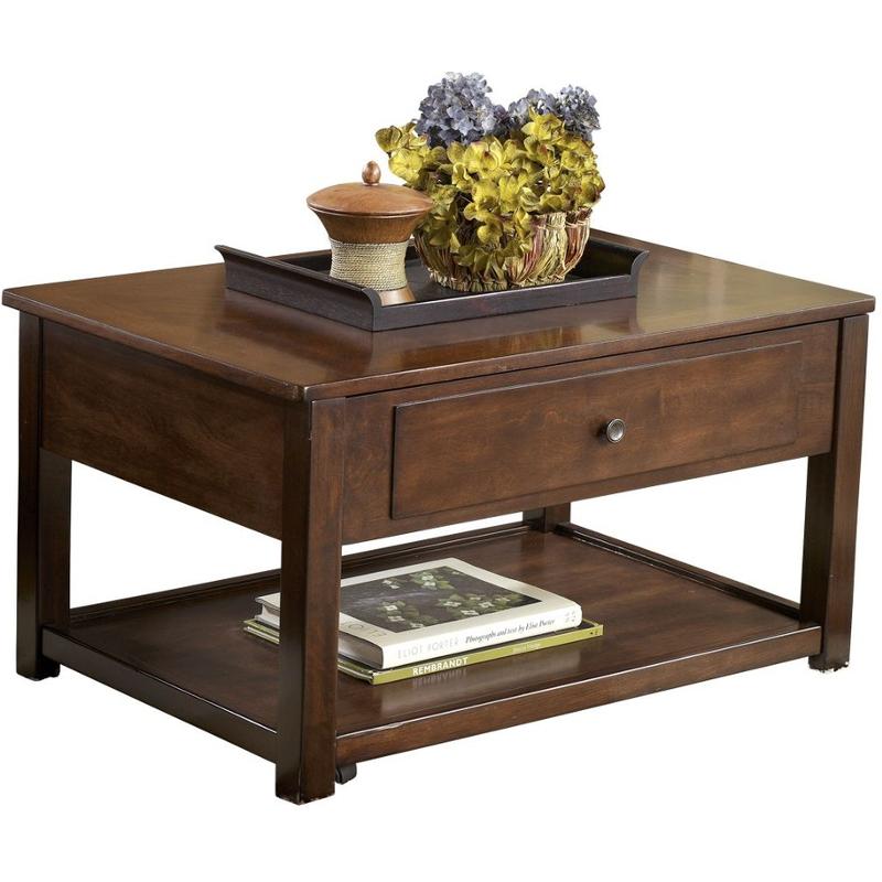 T477-9 Ashley Furniture Lift Top Cocktail Table