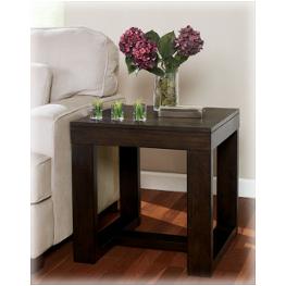 T481-2 Ashley Furniture Watson - Dark Brown Finish Living Room Furniture End Table