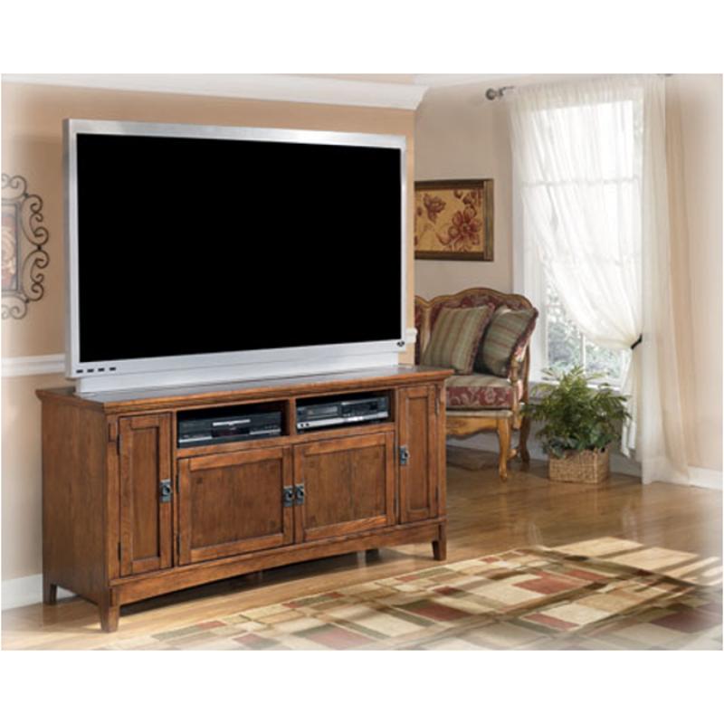 W319-38 Ashley Furniture Cross Island - Medium Brown Home Entertainment Furniture Tv Console