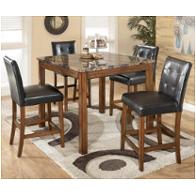 D158-233 Ashley Furniture Theo - Brown Dining Room Furniture Counter Height Table