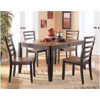 D367-35 Ashley Furniture Alonzo - Two-tone Brown Dining Room Furniture Dinette Table