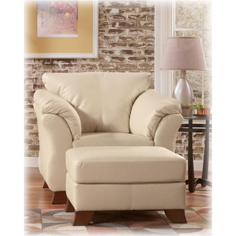 1500214 Ashley Furniture San Marco Durablend - Ivory Living Room Furniture Ottoman
