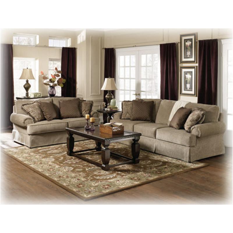 3740135 Ashley Furniture Sheffield Platinum Loveseat