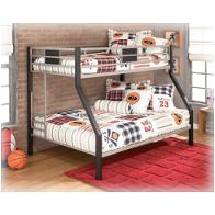 B106-56 Ashley Furniture Dinsmore - Black/gray Twin/full Bunk Bed