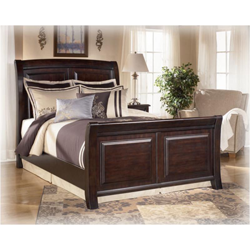 B520-76 Ashley Furniture Ridgley - Dark Brown Bedroom Furniture Bed