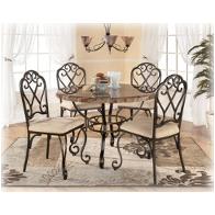 D352-225t Ashley Furniture D352-225 Dining Room Furniture Dinette Table