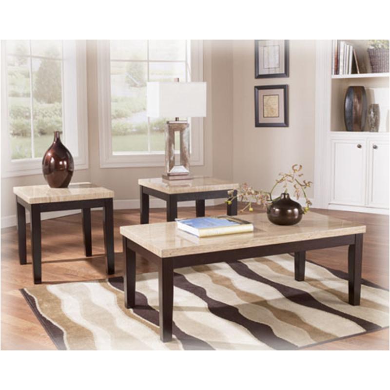 T165-13 Ashley Furniture Wilder - Espresso Occasional Table Set